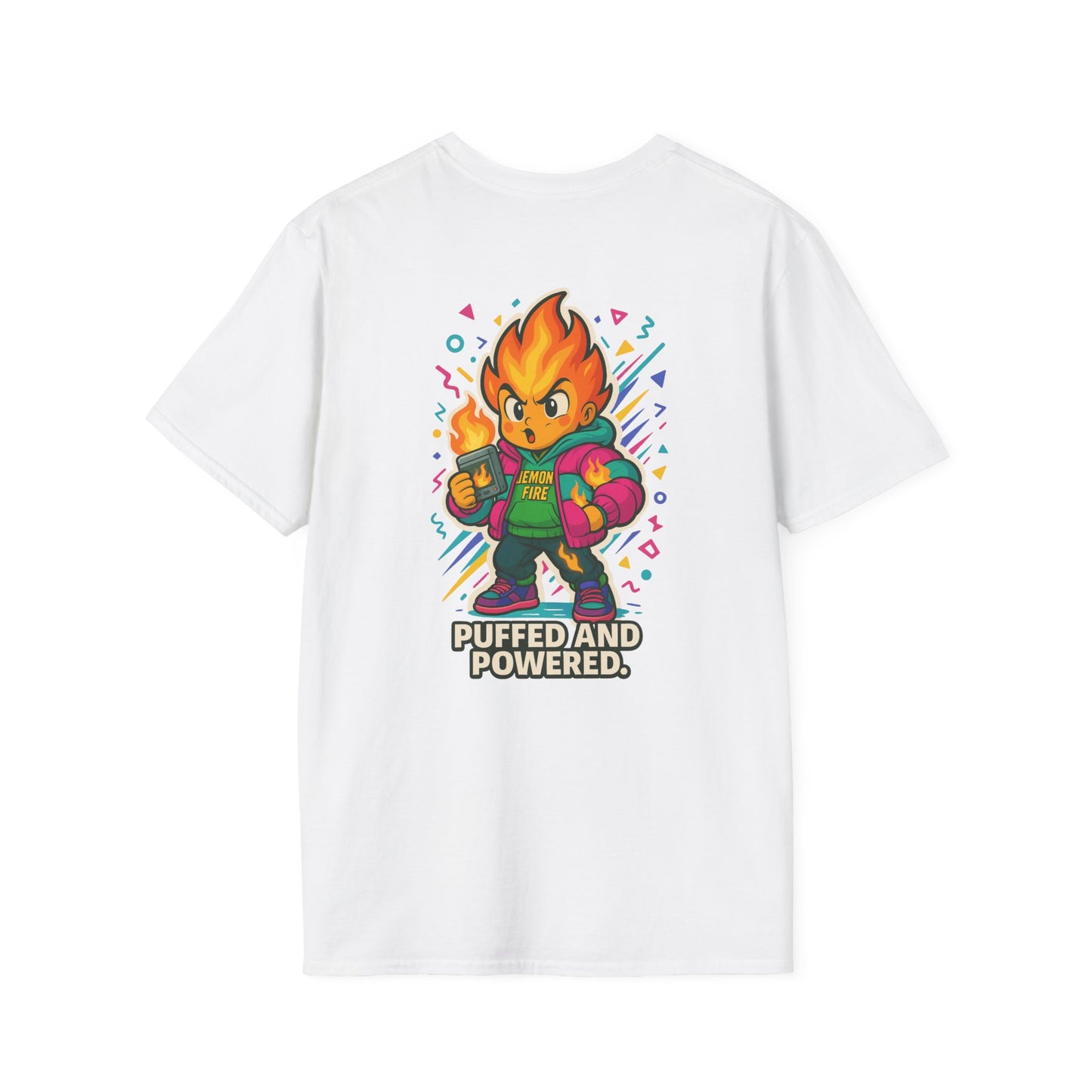 Puffed and Powered Unisex Softstyle T-Shirt | Fun Graphic Tee for All Occasions