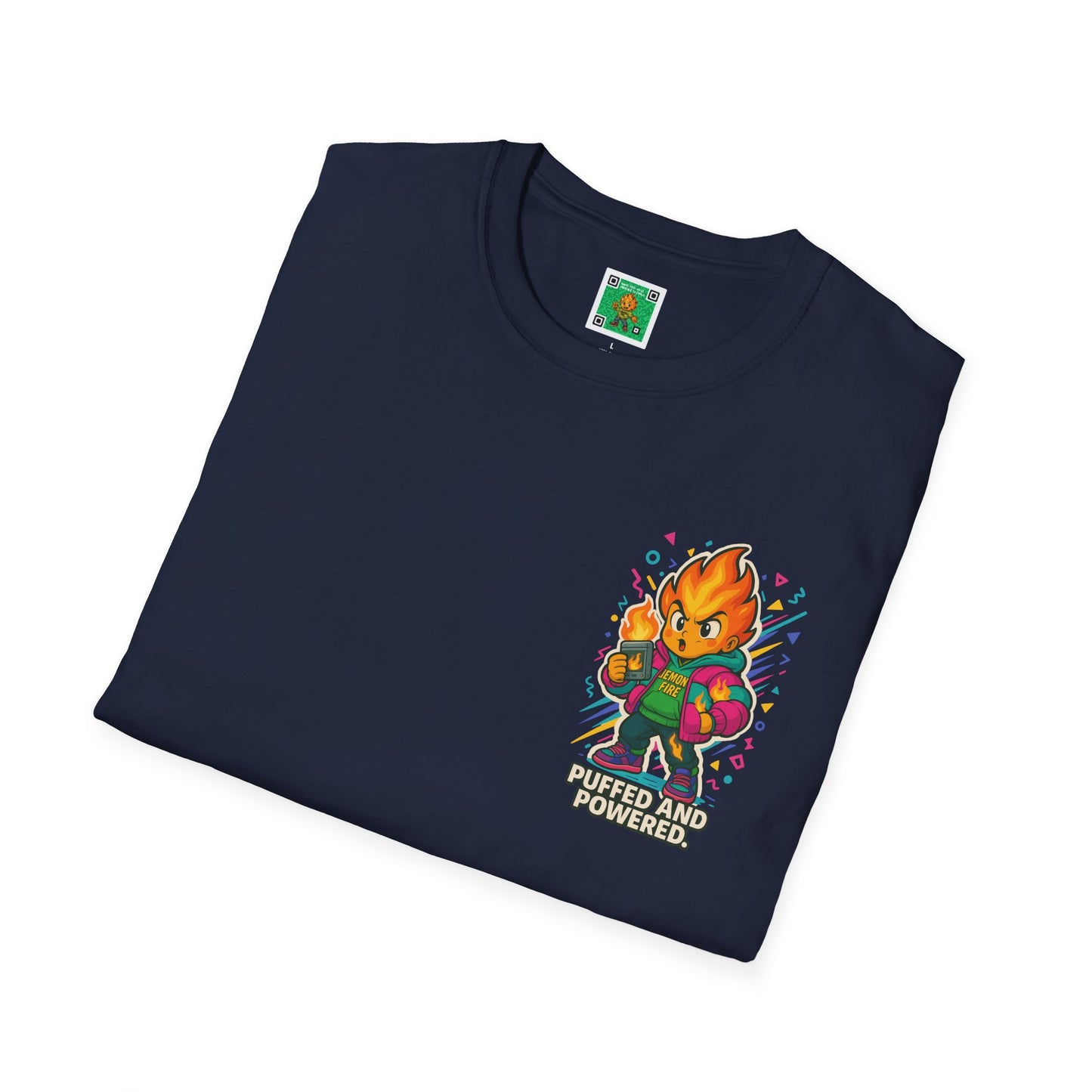 Puffed and Powered Unisex Softstyle T-Shirt | Fun Graphic Tee for All Occasions