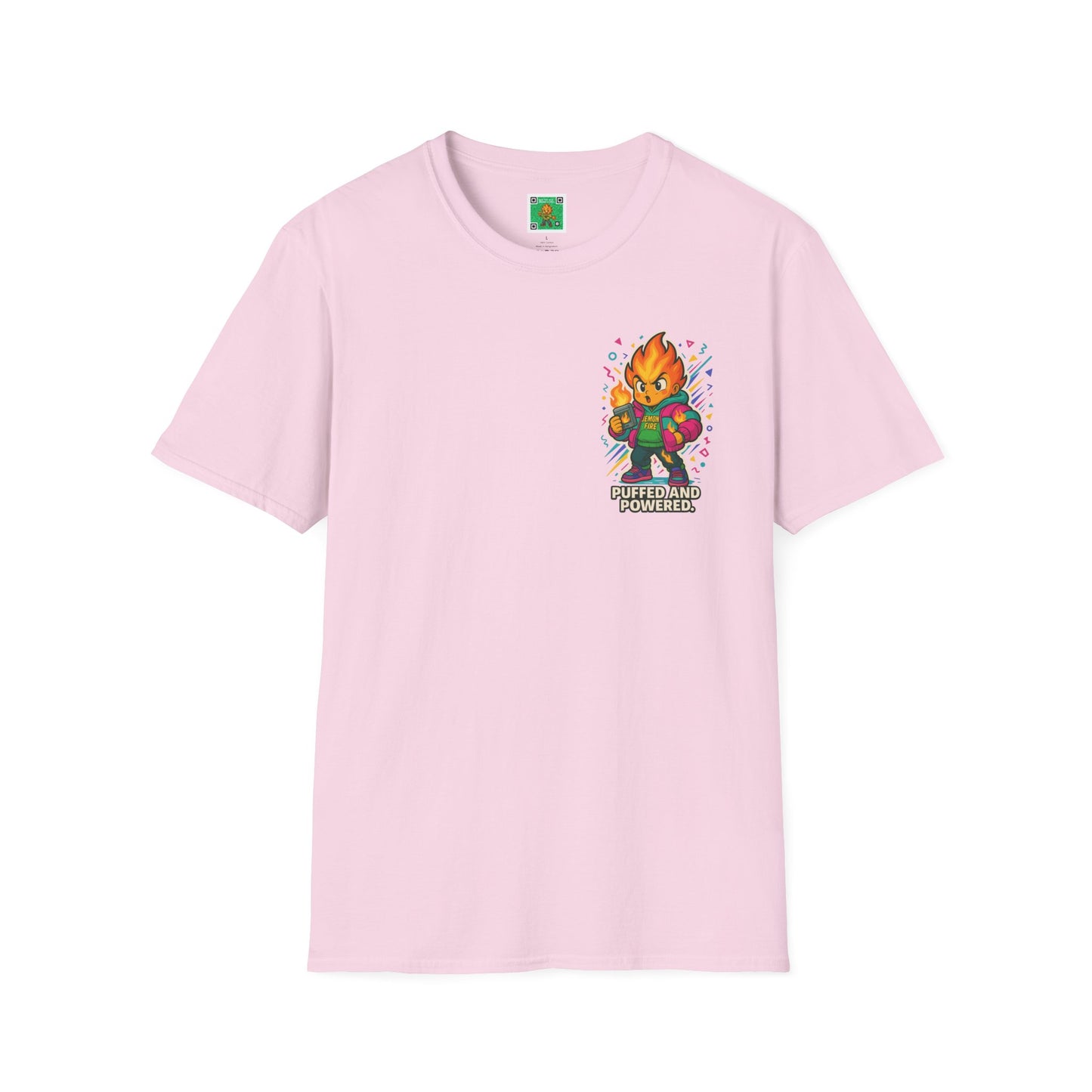 Puffed and Powered Unisex Softstyle T-Shirt | Fun Graphic Tee for All Occasions