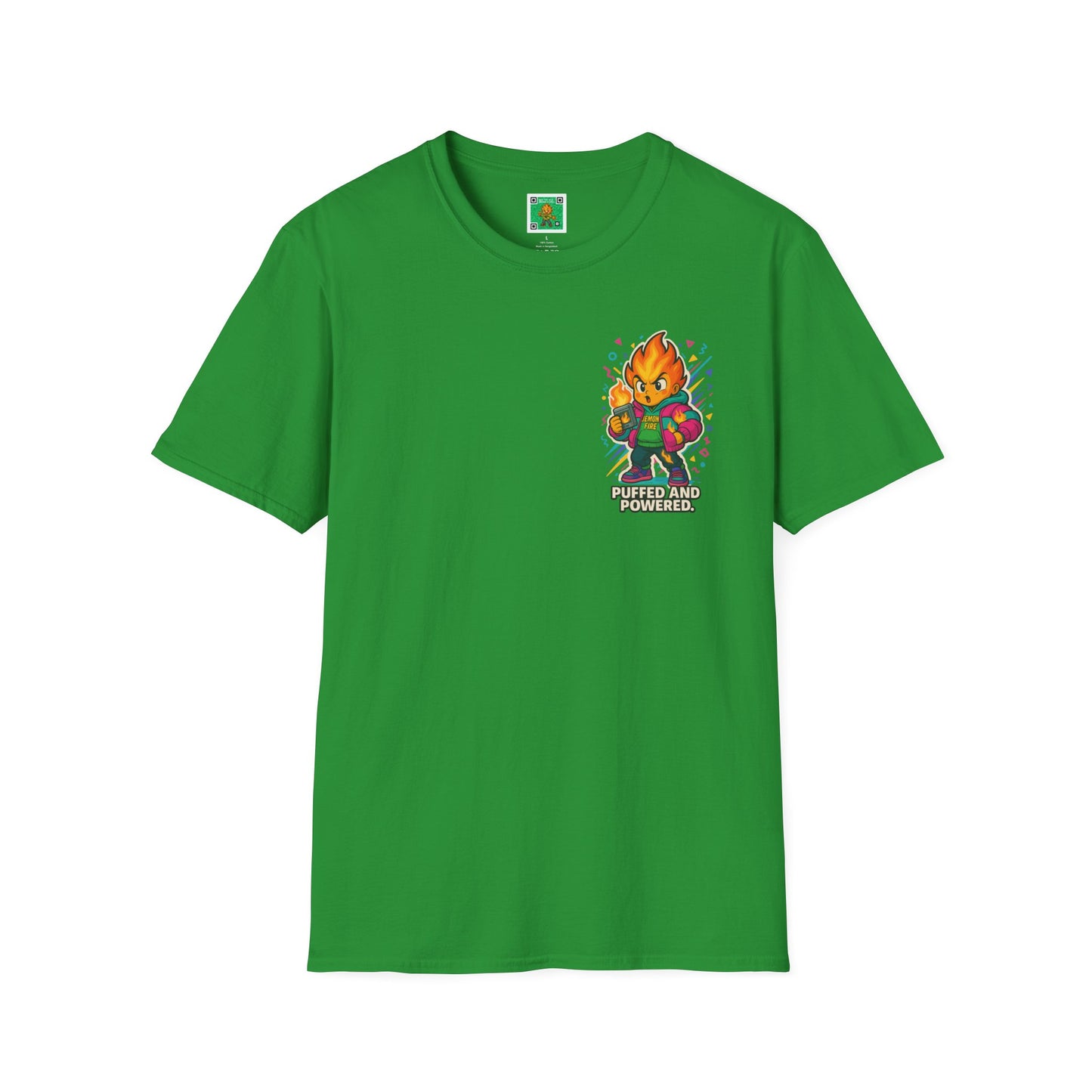 Puffed and Powered Unisex Softstyle T-Shirt | Fun Graphic Tee for All Occasions