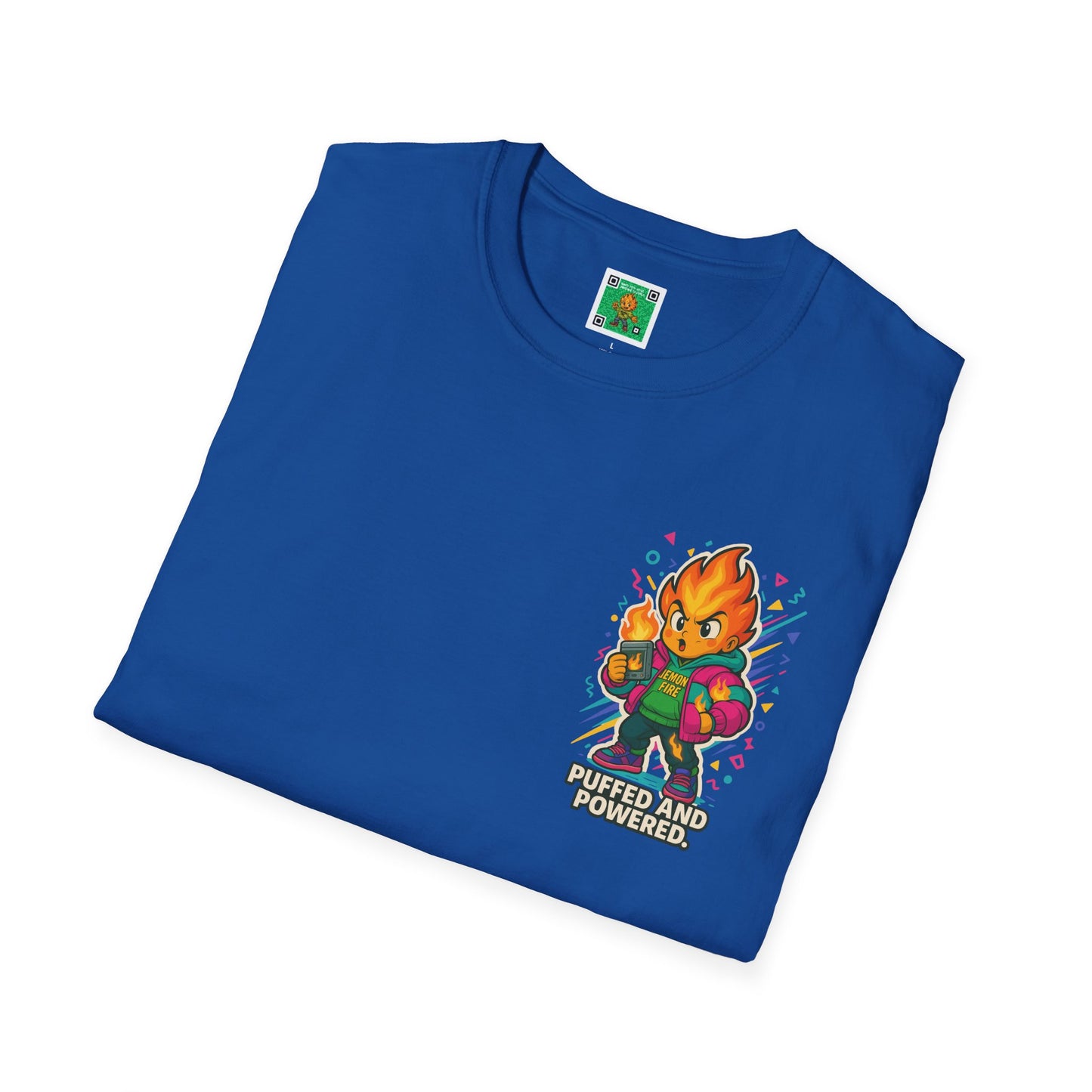 Puffed and Powered Unisex Softstyle T-Shirt | Fun Graphic Tee for All Occasions