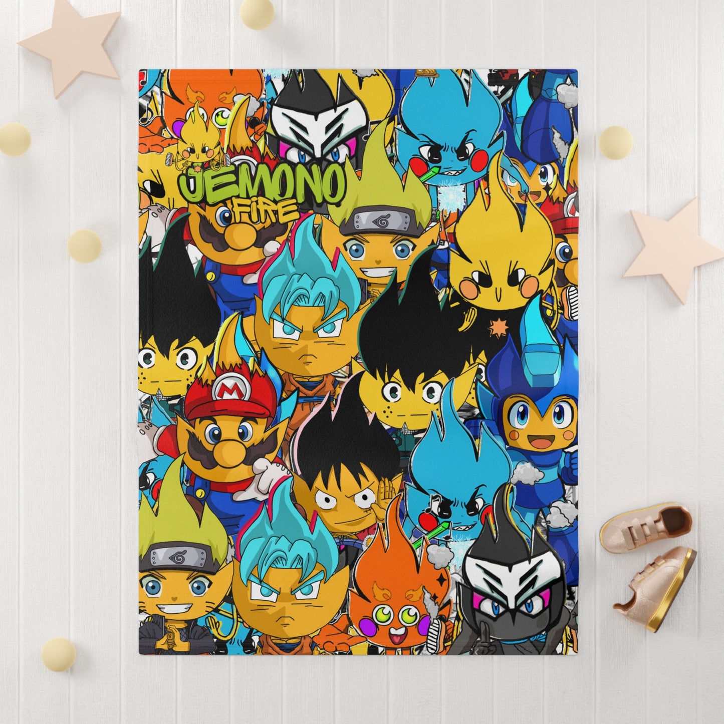 Jemono Soft Fleece Baby Blanket