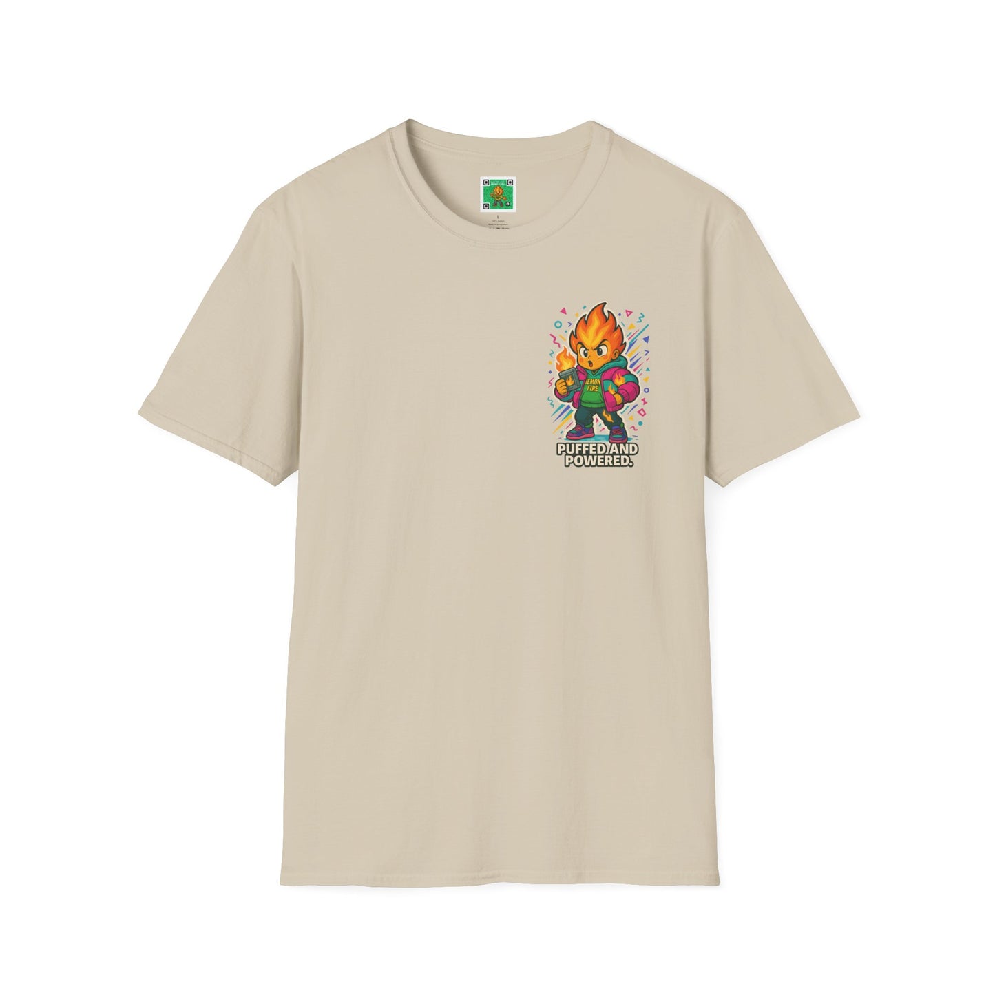 Puffed and Powered Unisex Softstyle T-Shirt | Fun Graphic Tee for All Occasions