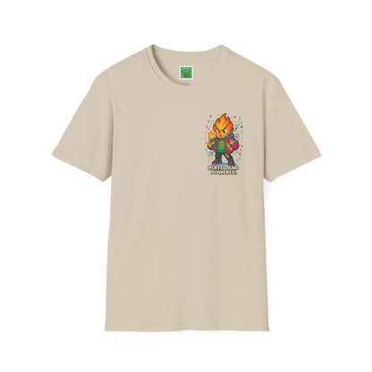Puffed and Powered Unisex Softstyle T-Shirt | Fun Graphic Tee for All Occasions