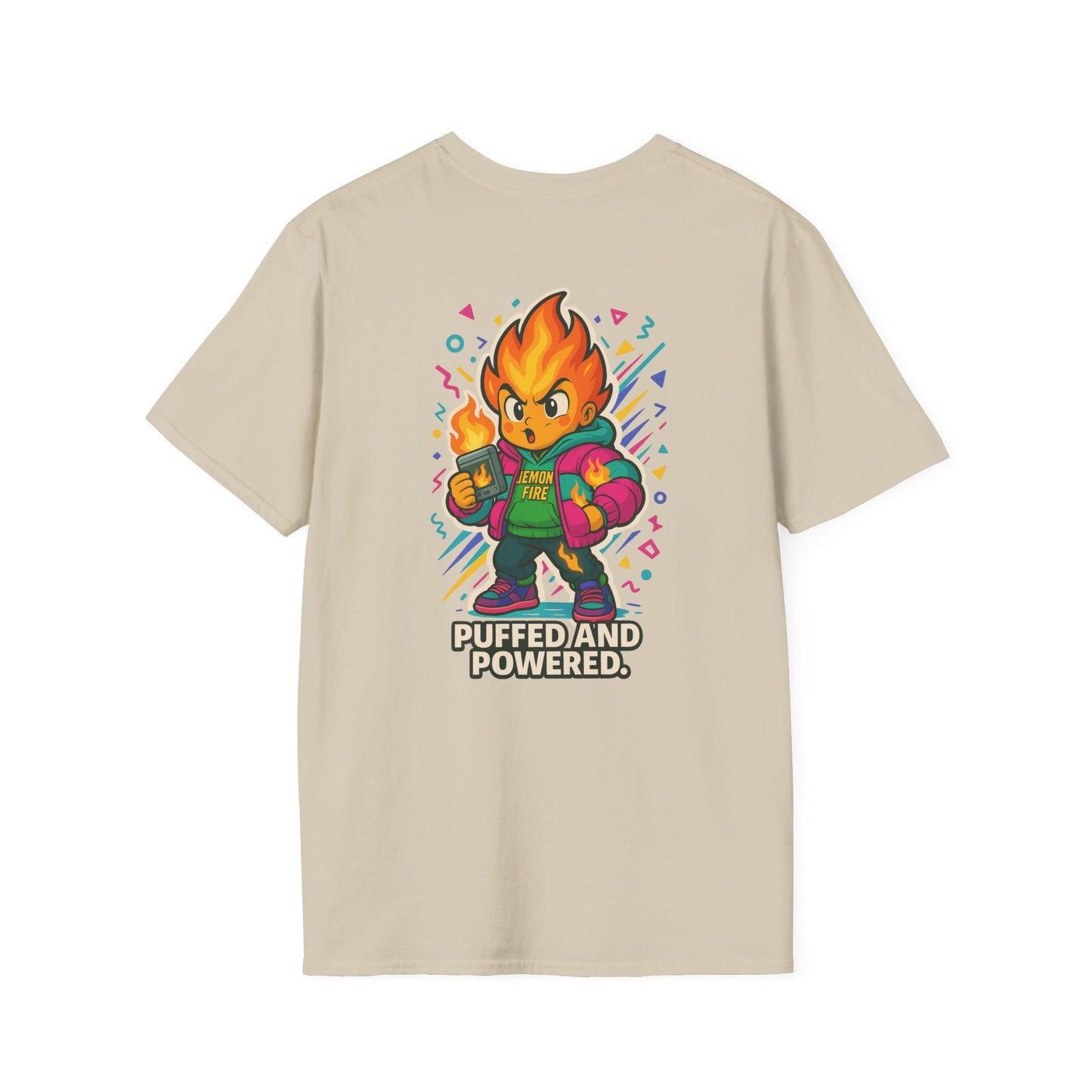 Puffed and Powered Unisex Softstyle T-Shirt | Fun Graphic Tee for All Occasions