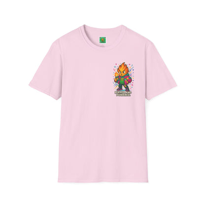 Puffed and Powered Unisex Softstyle T-Shirt | Fun Graphic Tee for All Occasions