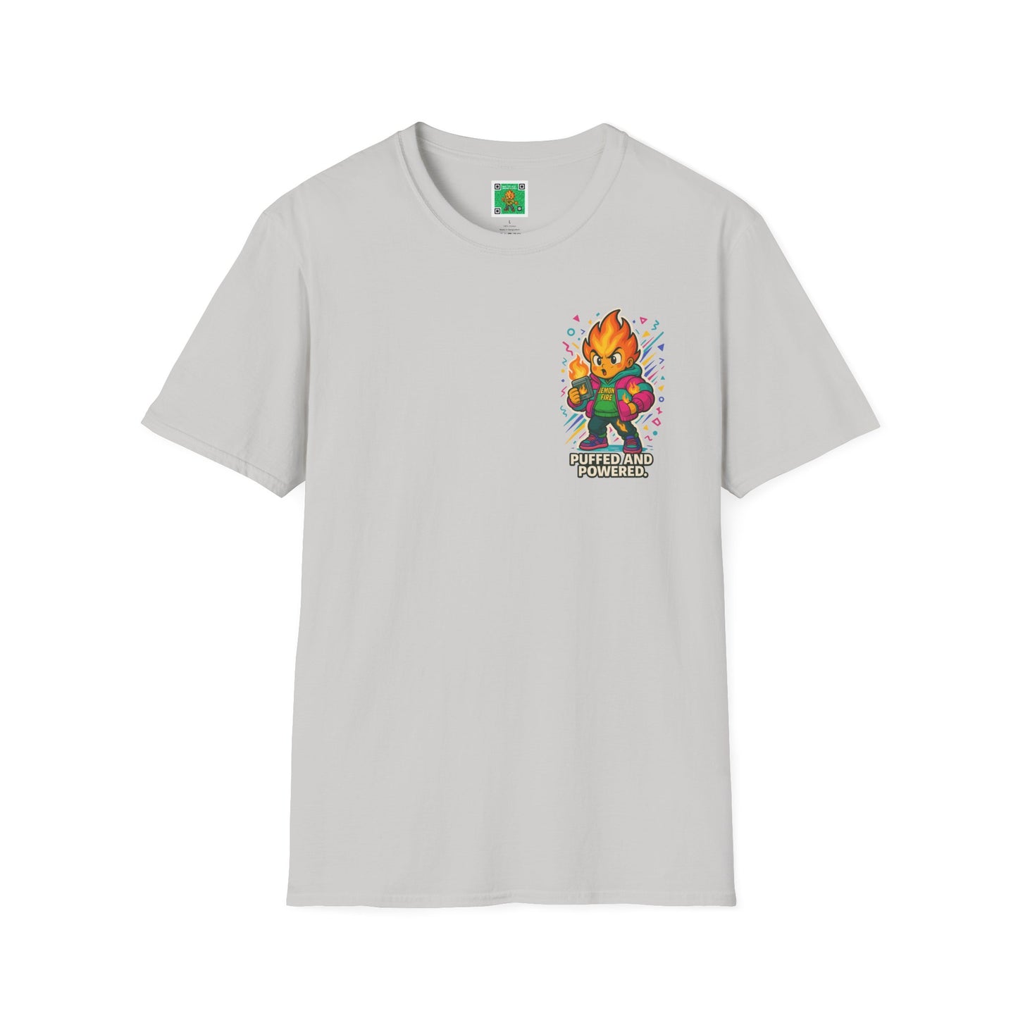 Puffed and Powered Unisex Softstyle T-Shirt | Fun Graphic Tee for All Occasions