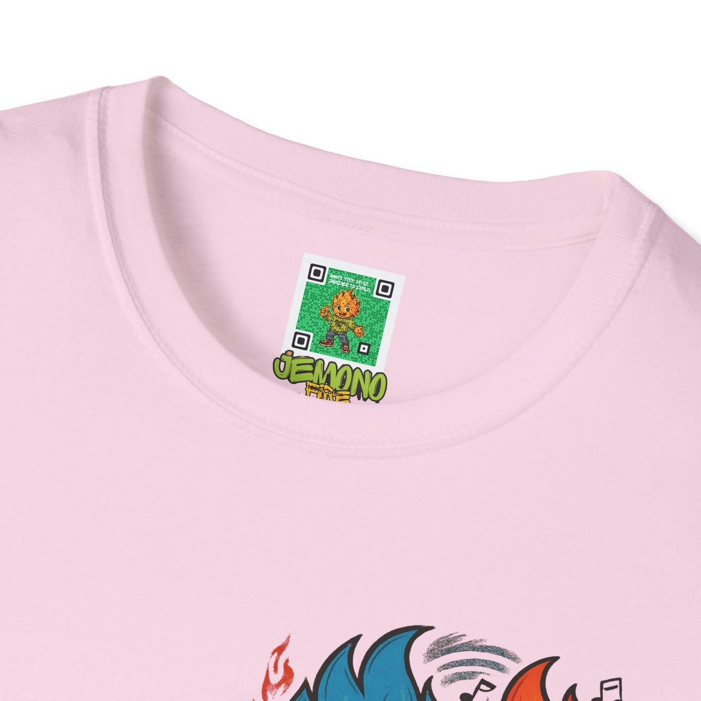 Burn the Stage" Short Sleeve Tee – Jemono Fire Edition Unisex Softstyle T-Shirt