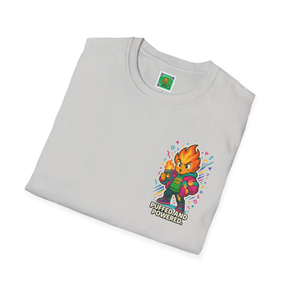 Puffed and Powered Unisex Softstyle T-Shirt | Fun Graphic Tee for All Occasions