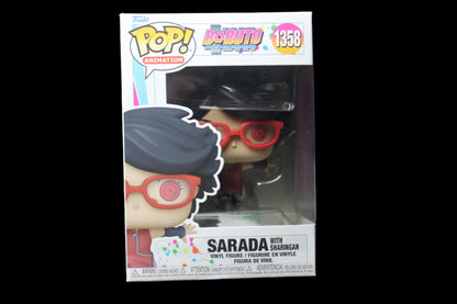"Funko Pop! Sarada Uchiha with Sharingan - Boruto: Naruto Next Generations #1358 Collectible"