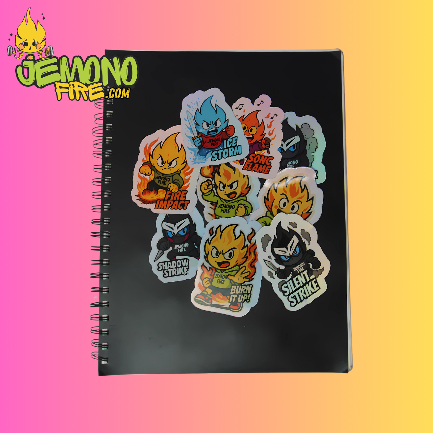 Jemono Fire Stikers