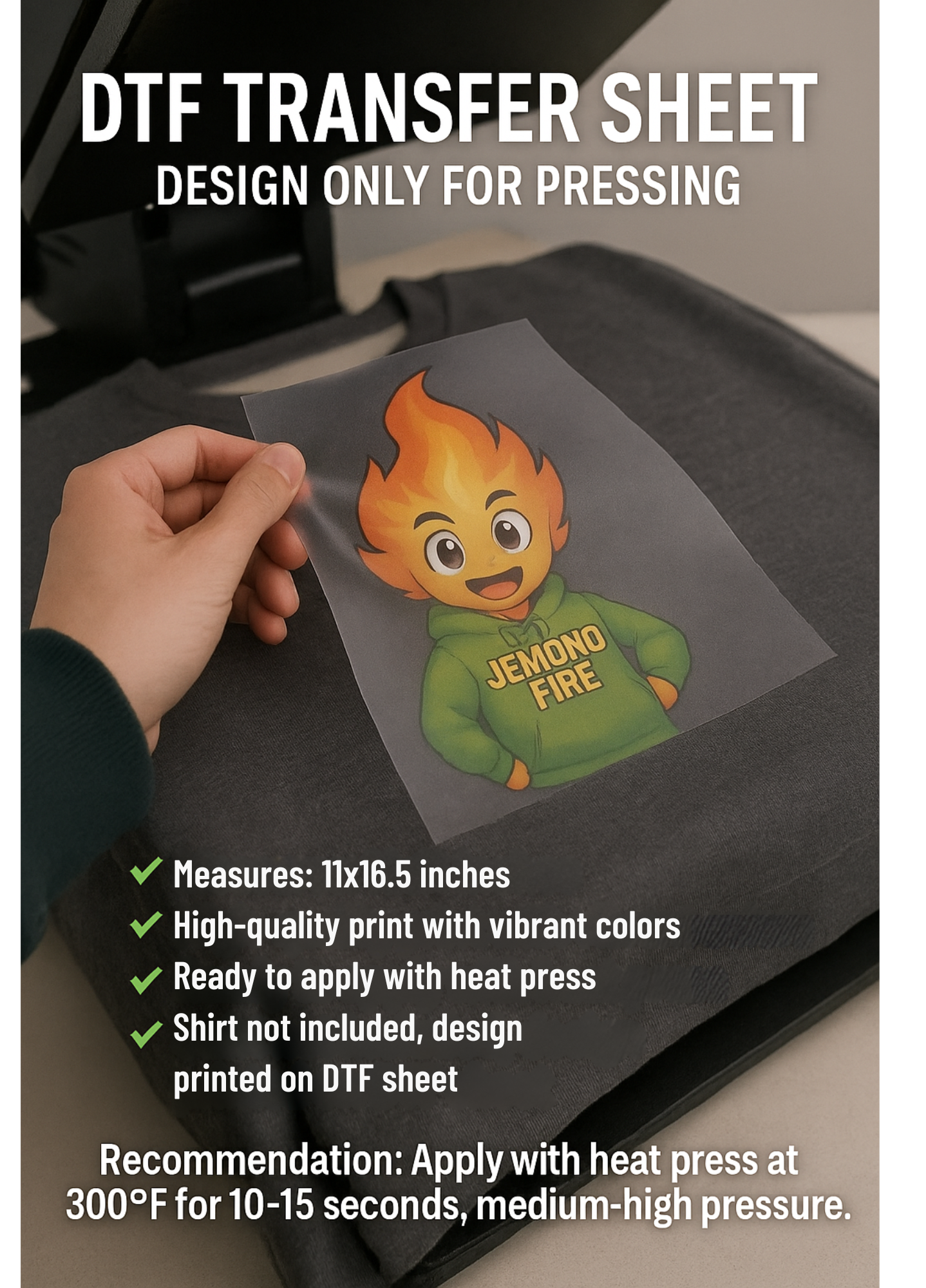 DTF Transfers A3 – Print your custom designs